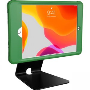 CTA Digital Quick Release Secure Table Kiosk with Inductive Charging Case (Green) PAD-ICCTKG