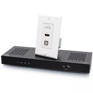 C2G HDMI HDBaseT + USB-B, RS232 Wall Plate Transmitter to Box Receiver Kit C2G30024