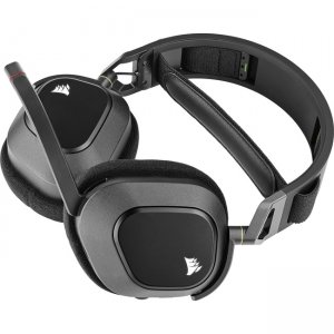 Corsair RGB WIRELESS Premium Gaming Headset with Spatial Audio - Carbon CA-9011235-NA HS80