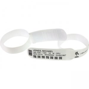 Zebra Z-Band UltraSoft RFID LR Wristband ZIPRD3015155
