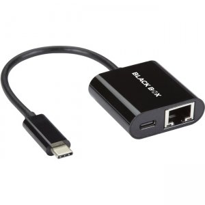 Black Box Gigabit Adapter Dongle - USB 3.1 Type C Male to RJ-45 VA-USBC31-RJ45C