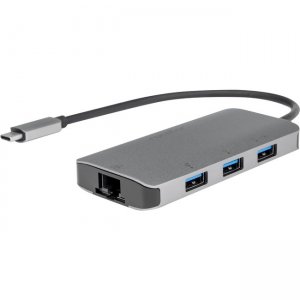 Rocstor Premium USB-C Hub with USB-A, Gigabit Ethernet & USB-C 100W PD Y10A255-A1