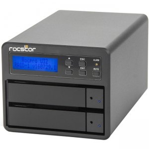 Rocstor Rocpro USB Type-C Desktop RAID Storage GP4318-01 U33