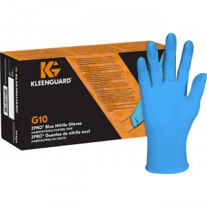 KleenGuard G10 Blue Nitrile Gloves 54424 KCC54424