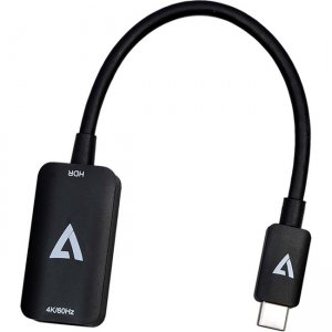 V7 USB-C Male to HDMI 2.0 Female 21.6 Gbps 4K UHD V7USBCHDMI4K60HZ
