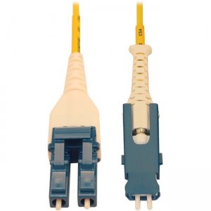 Tripp Lite by Eaton 40/100/400G Singlemode 9/125 OS2 Fiber Cable, Yellow, 2 m (6.6 ft.) N383L