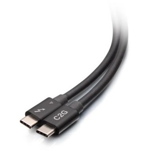 C2G 2.5ft Thunderbolt 4 Cable - USB C - 40Gbps - M/M C2G28886