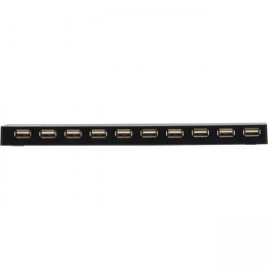 Tripp Lite by Eaton 10-Port USB Hub with Power Supply and International Plug Adapters U223-010-INT