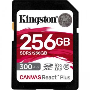 Kingston Canvas React Plus 256GB SDXC Card SDR2/256GB SDR2