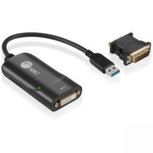 SIIG DVI-I/Mini-phone/USB Audio/Video Adapter JU-DV0112-S3
