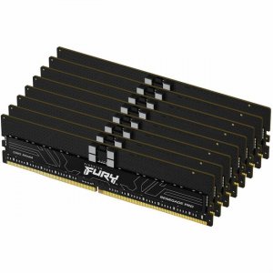 Kingston 256GB (8 x 32GB) DDR5 6400MT/s CL32 FURY Renegade Pro RDIMM Black XMP KF564R32RBK8-256