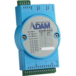 B+B SmartWorx 15-ch Isolated Digital I/O Modbus TCP Module ADAM-6250