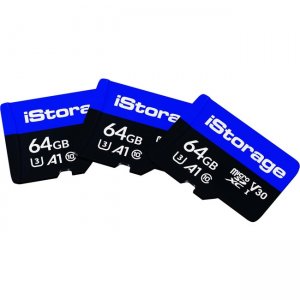 iStorage 64GB MicroSDXC Card IS-MSD-3-64