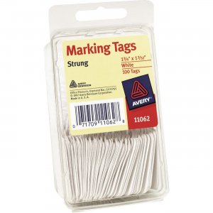 Avery Strung White Marking Tags 11062 AVE11062