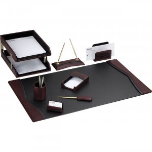 Dacasso Two-Toned Leather 10-Piece Desk Pad Kit D7020 DACD7020