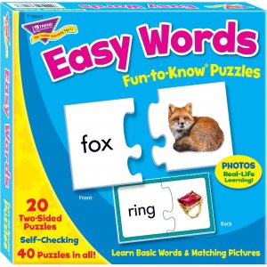 TREND Easy Words Fun to Know Puzzles T-36007 TEPT36007