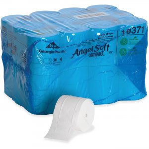 Angel Soft Professional Series Compact Premium Embossed Toilet Paper 19371 GPC19371