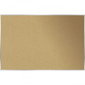 Ghent Natural Cork Bulletin Board with Aluminum Frame 13181 GHE13181