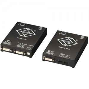 Black Box DVI-D Dual-Head Video Plus USB HID, Audio, RS-232 Extender Kit ACS4222A-R2
