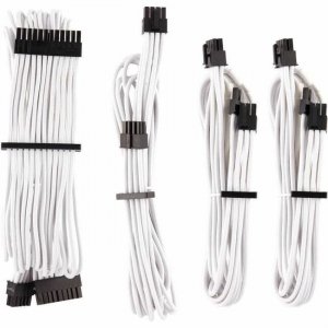 Corsair Premium Individually Sleeved PSU Cables Starter Kit Type 4 Gen 4 - White CP-8920217