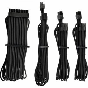 Corsair Premium Individually Sleeved PSU Cables Starter Kit Type 4 Gen 4 - Black CP-8920215