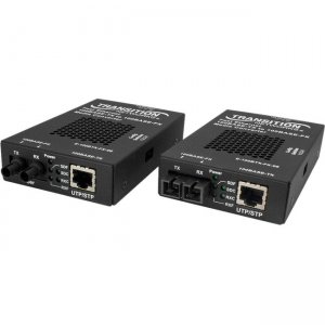 Transition Networks Stand-alone Fast Ethernet Media Converter 100Base-TX to 100Base-FX E-100BTX-FX-06(LC)-NA