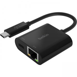 Belkin USB-C to Ethernet + Charge Adapter INC001BTBK