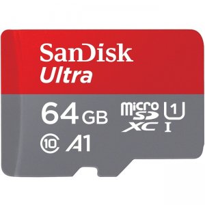 SanDisk Ultra microSDXC UHS-I Card with Adapter - 64GB SDSQUA4-064G-AN6MA