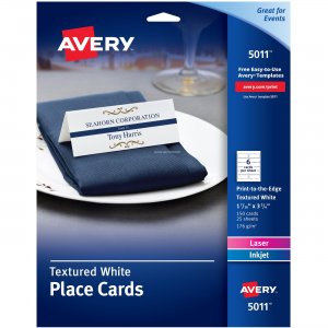 Avery Place Cards with Sure Feed 05011 AVE05011