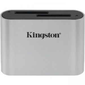 Kingston USB3.2 Gen1 Workflow Dual-Slot SDHC/SDXC UHS-II Card Reader WFS-SD