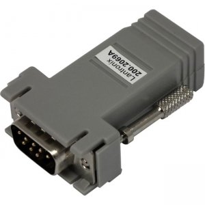 Lantronix Accessory, RJ45 To DB9M DCE Adapter, SLC, EDSxPR, EDSxPS, connection to DB9F DTE ACC-200.2069A