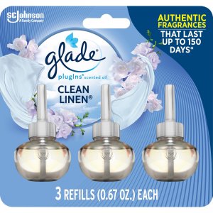 Glade Plug-In Warmers Linen Air Refill 322826 SJN322826