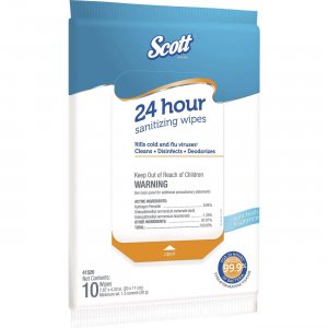 Scott 24 Hour Sanitizing Wipes 41526 KCC41526