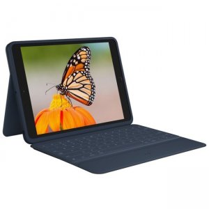 Logitech Rugged Combo 3 for iPad (7th and 8th generation) - Blue 920-009320