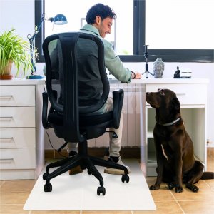 Cleartex® Revolutionmat® Polypropylene Rectangular Anti-Slip Foldable Chair Mat for Hard Floors- 35" x 46 NCMFLLAC0002 FLRNCMFLLAC0002