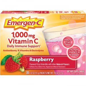 Emergen-C Raspberry Vitamin C Drink Mix 30201 GKC30201