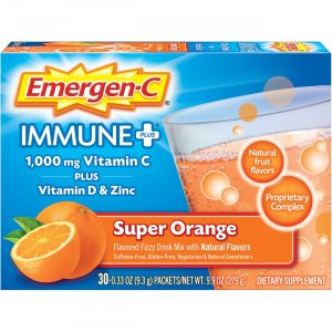 Emergen-C Immune+ Super Orange Powder Drink Mix 00042 GKC00042