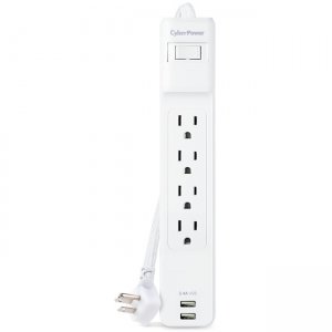 CyberPower Home Office 4-Outlet Surge Suppressor/Protector P406U