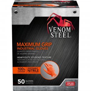 Venom Maximum Grip Nitrile Gloves VEN6085 MIIVEN6085