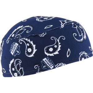 Chill-Its Navy Western Skull Cap - Terry Cloth 12509 EGO12509 6630