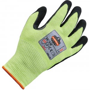 Ergodyne ProFlex Hi-Vis Nitrile-Coated Level 4 Cut Gloves 17812 EGO17812 7041