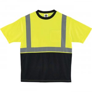 GloWear Type R Class 2 Front T-Shirt 22508 EGO22508 8289BK