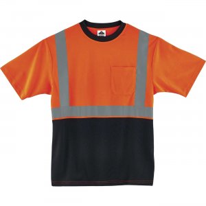 GloWear Type R Class 2 Front T-Shirt 22517 EGO22517 8289BK