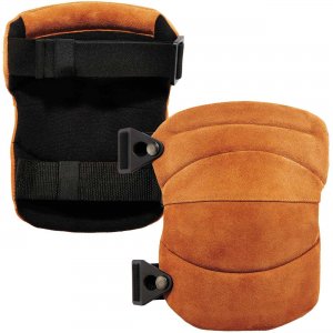 Ergodyne ProFlex Leather Knee Pads - Wide Soft Cap 18232 EGO18232 230LTR