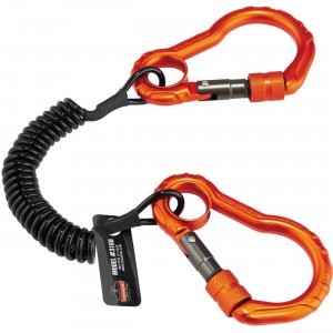 Squids Coil Tool Lanyard with Dual Carabiners - 2lbs / 0.9kg 19162 EGO19162 3166