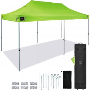 Shax Heavy-Duty Pop-Up Tent - 10ft x 20ft / 3m x 6m 12915 EGO12915 6015