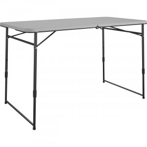 COSCO Fold Portable Indoor/Outdoor Utility Table 14400GRY1E CSC14400GRY1E