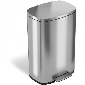 HLS Commercial Stainless Steel Soft Step Trash Can HLSS13R HLCHLSS13R