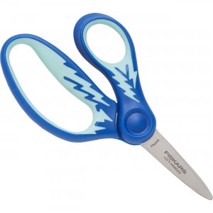 Fiskars Softgrip Left-handed Pointed Kids Scissors 1943301020 FSK1943301020