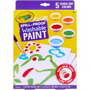 Crayola Spill Proof Washable Paint Set 541092 CYO541092